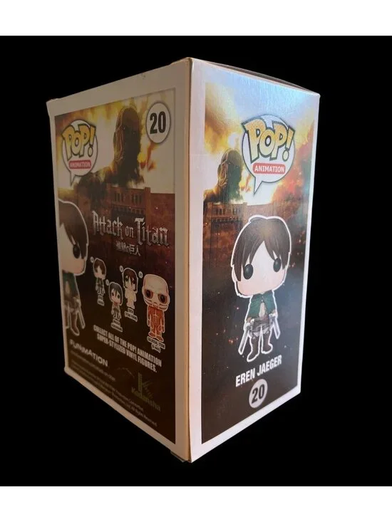 Funko Pop Attack On Titan Eren Jaeger Vinyl Figure #20 Animation Collectible - Picture 2 of 6